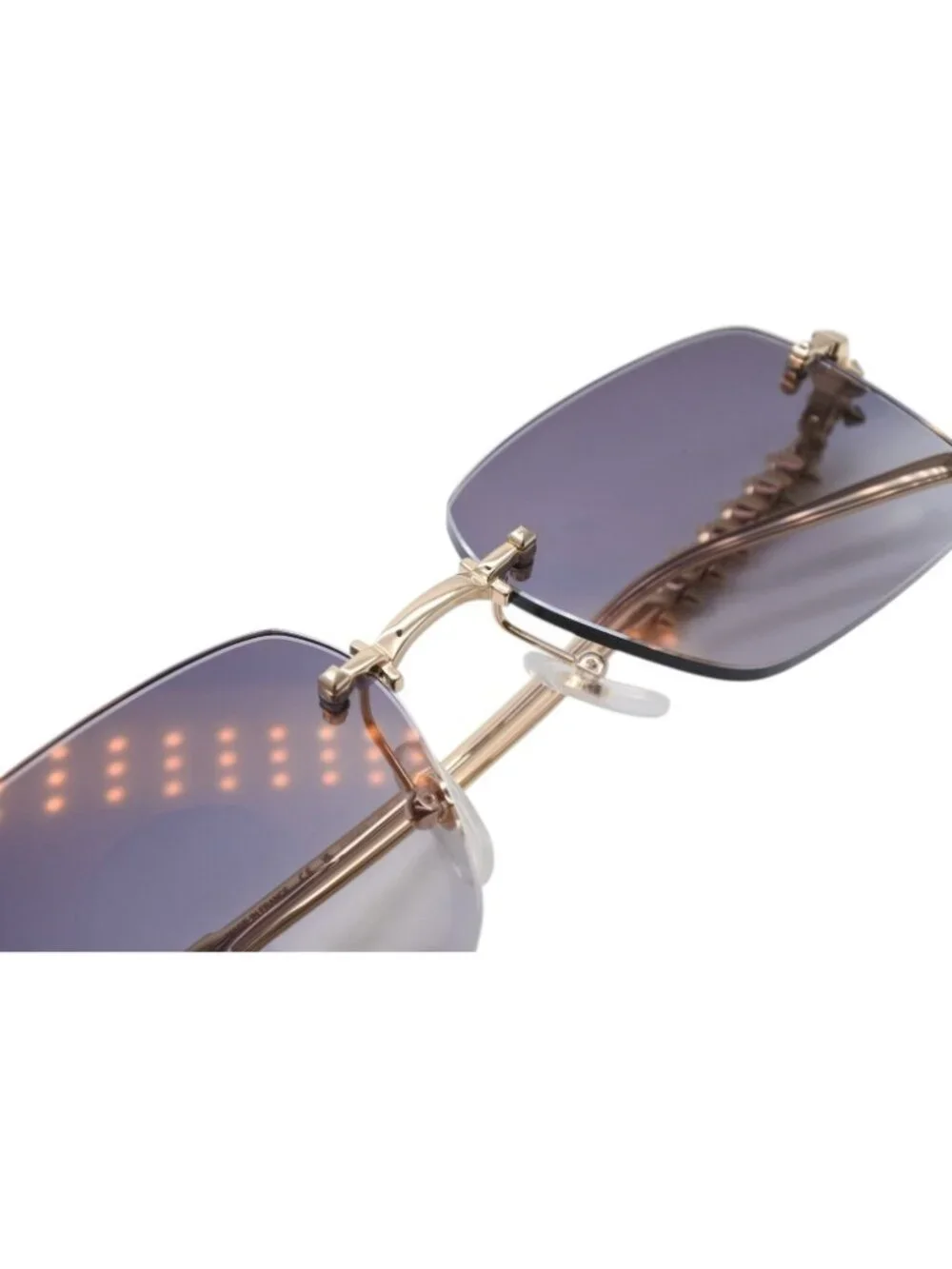 Cartier Crush Sunglasses Eyewear Gray Gold